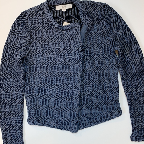 LOFT Jackets & Blazers - NWT Ann Taylor Loft Slanted Zip Moto Jacket XSP